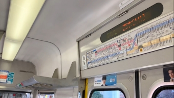 摂津富田駅から茨木駅の乗車記録(乗りつぶし)写真