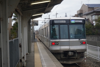 北鉄金沢駅から上諸江駅の乗車記録(乗りつぶし)写真