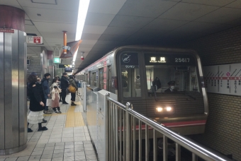 日本橋駅から鶴橋駅の乗車記録(乗りつぶし)写真