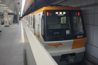 今里駅から鴫野駅の乗車記録(乗りつぶし)写真