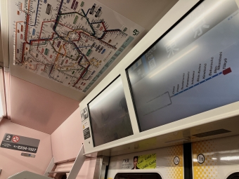 東京駅から津田沼駅の乗車記録(乗りつぶし)写真