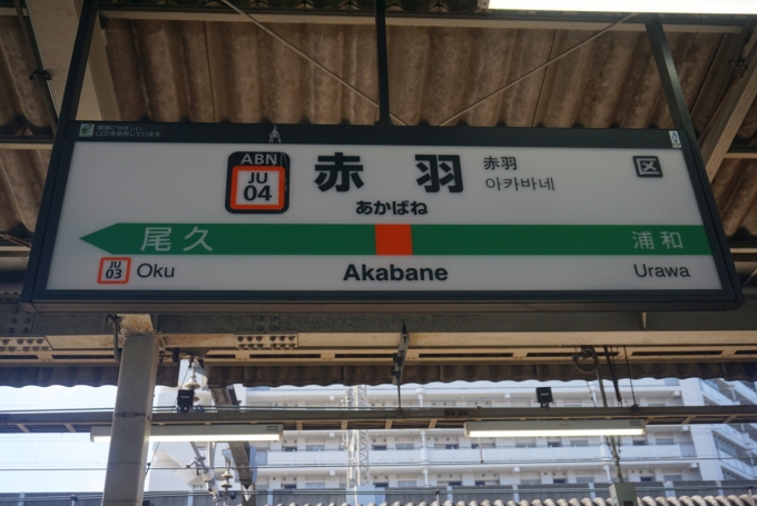 鉄道乗車記録の写真:駅名看板(2)        