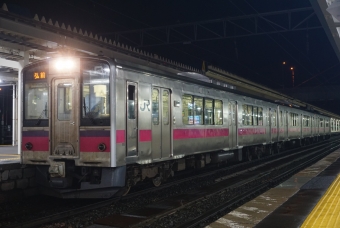 青森駅から撫牛子駅の乗車記録(乗りつぶし)写真