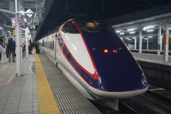 山形駅から上野駅の乗車記録(乗りつぶし)写真