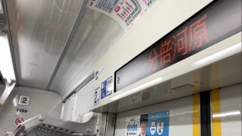 府中駅から北野駅の乗車記録(乗りつぶし)写真