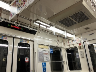 鶴橋駅から阿波座駅の乗車記録(乗りつぶし)写真