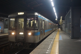 高知駅から入明駅の乗車記録(乗りつぶし)写真