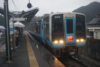 土佐久礼駅から高知駅の乗車記録(乗りつぶし)写真