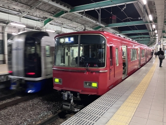鳴海駅から有松駅の乗車記録(乗りつぶし)写真