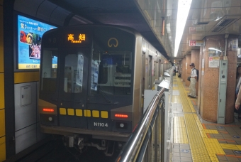 新栄町駅から栄駅の乗車記録(乗りつぶし)写真