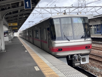 鳴海駅から堀田駅の乗車記録(乗りつぶし)写真