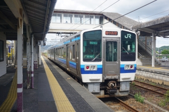 倉敷駅から清音駅の乗車記録(乗りつぶし)写真