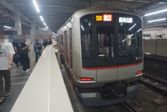 菊名駅から中目黒駅の乗車記録(乗りつぶし)写真