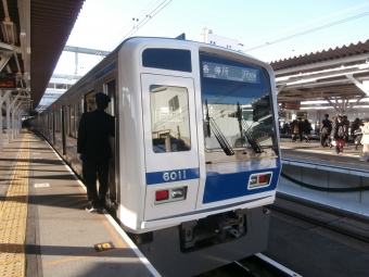 秋津駅から所沢駅の乗車記録(乗りつぶし)写真