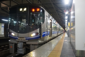 福井駅から金沢駅の乗車記録(乗りつぶし)写真