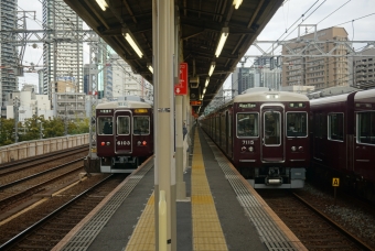 中津駅から十三駅の乗車記録(乗りつぶし)写真