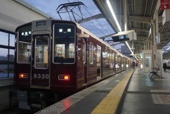 茨木市駅から総持寺駅の乗車記録(乗りつぶし)写真