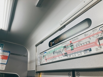 摂津富田駅から大阪駅の乗車記録(乗りつぶし)写真