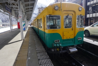 宇奈月温泉駅から新黒部駅の乗車記録(乗りつぶし)写真