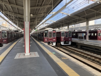 淡路駅から茨木市駅の乗車記録(乗りつぶし)写真