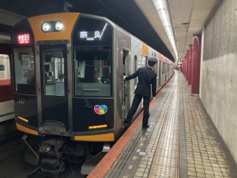 大阪難波駅から大阪上本町駅の乗車記録(乗りつぶし)写真