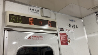 東山公園駅から上社駅の乗車記録(乗りつぶし)写真
