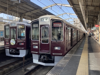 茨木市駅から高槻市駅の乗車記録(乗りつぶし)写真
