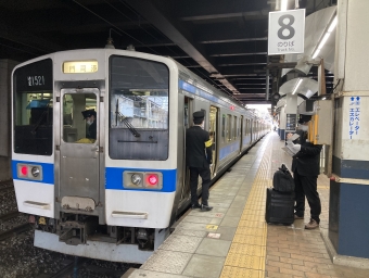 小倉駅から門司駅の乗車記録(乗りつぶし)写真