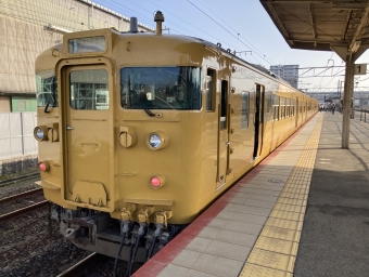 幡生駅から下関駅の乗車記録(乗りつぶし)写真