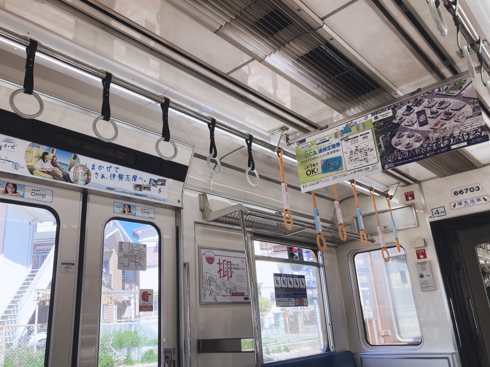 鉄道乗車記録「富田駅から南茨木駅」車内設備、様子の写真(1) by べぇこん 撮影日時:2021年04月11日