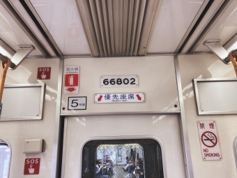 富田駅から総持寺駅の乗車記録(乗りつぶし)写真