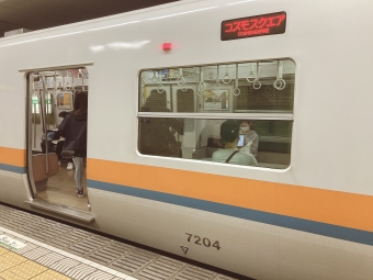 堺筋本町駅から阿波座駅の乗車記録(乗りつぶし)写真