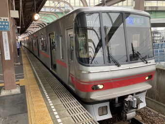名鉄名古屋駅から上小田井駅の乗車記録(乗りつぶし)写真