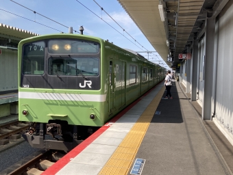 衣摺加美北駅から久宝寺駅の乗車記録(乗りつぶし)写真