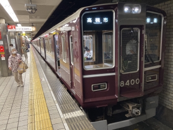 扇町駅から上新庄駅の乗車記録(乗りつぶし)写真