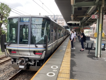 島本駅から高槻駅の乗車記録(乗りつぶし)写真