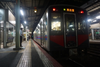 松江駅から出雲市駅の乗車記録(乗りつぶし)写真