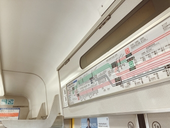 摂津富田駅から茨木駅の乗車記録(乗りつぶし)写真