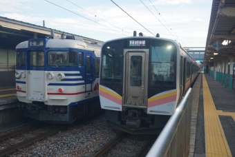 小針駅から新潟駅の乗車記録(乗りつぶし)写真