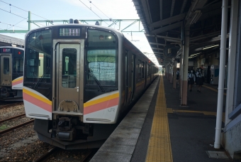 吉田駅から小針駅の乗車記録(乗りつぶし)写真