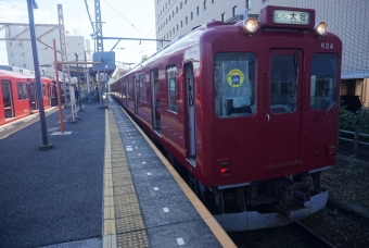 西大垣駅から大垣駅の乗車記録(乗りつぶし)写真