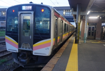 田上駅から新津駅の乗車記録(乗りつぶし)写真