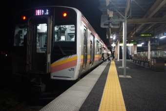 豊栄駅から新発田駅の乗車記録(乗りつぶし)写真