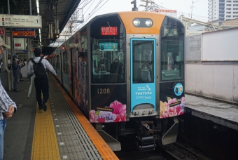 大阪上本町駅から鶴橋駅の乗車記録(乗りつぶし)写真