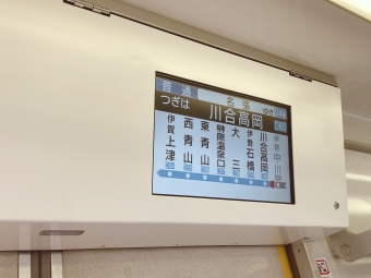 伊勢中川駅から伊賀神戸駅の乗車記録(乗りつぶし)写真