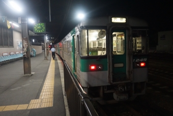 徳島駅から鮎喰駅の乗車記録(乗りつぶし)写真