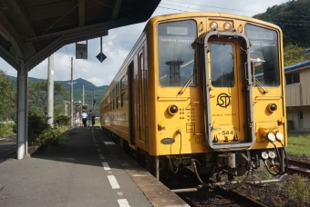 江川崎駅から宇和島駅の乗車記録(乗りつぶし)写真