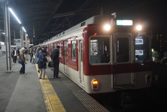 布施駅から河内小阪駅の乗車記録(乗りつぶし)写真