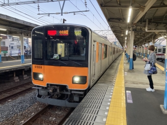 曳舟駅から九段下駅の乗車記録(乗りつぶし)写真