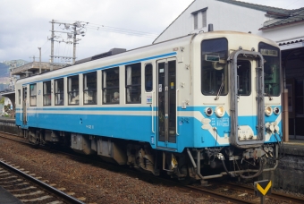 伊予大洲駅から八幡浜駅の乗車記録(乗りつぶし)写真